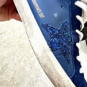 Low Top Golden Goose Glitter Star Sneakers size 38 (8)